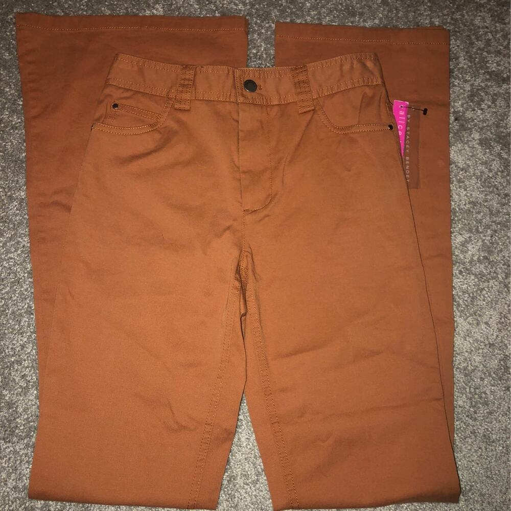 New alice + olivia jeans pants 2 orange Stacey bendet Retail $220